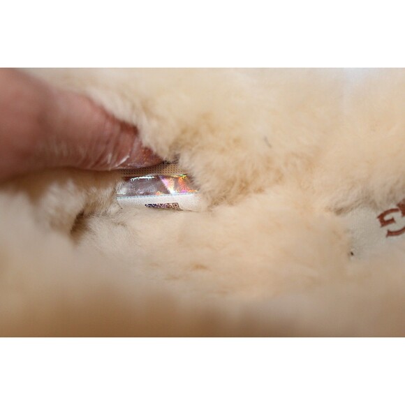 UGG WOMEN'S SUEDE SHEARLNG FUR LINED SLIPPERS CHESTNUT NIB - Picture 6 of 7